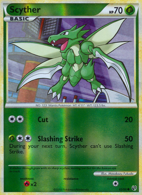 Undaunted Scyther #65/90 reverse holo